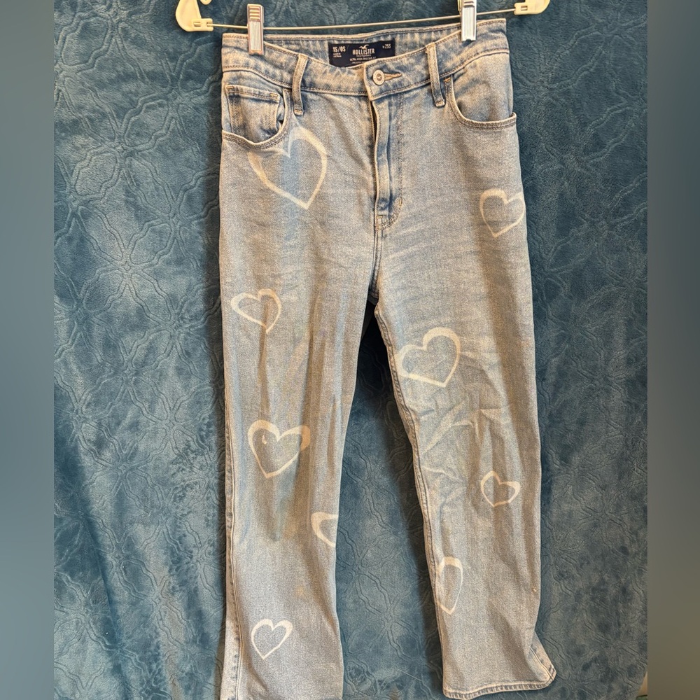 Hollister heart jeans